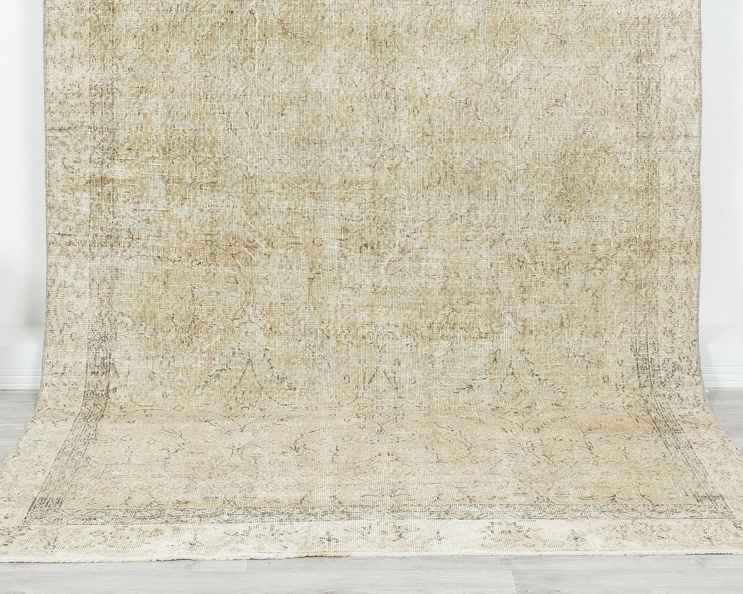 Multicolor Turkish Oushak Rug 5' 8" x 9' 11" Hand-Knotted | No. VR94545