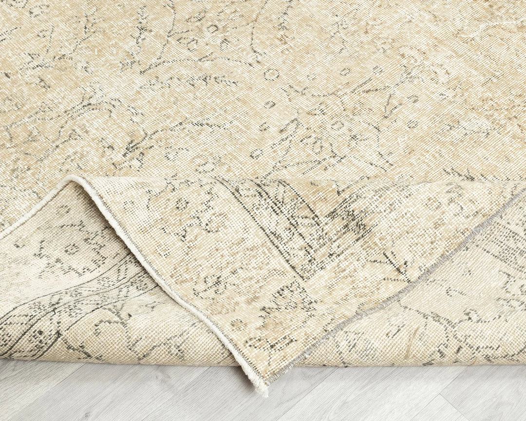 Multicolor Turkish Oushak Rug 5' 8" x 9' 11" Hand-Knotted | No. VR94545