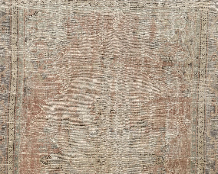Multicolor Turkish Oushak Rug 5' 7" x 8' 6" Hand-Knotted | No. VR94684