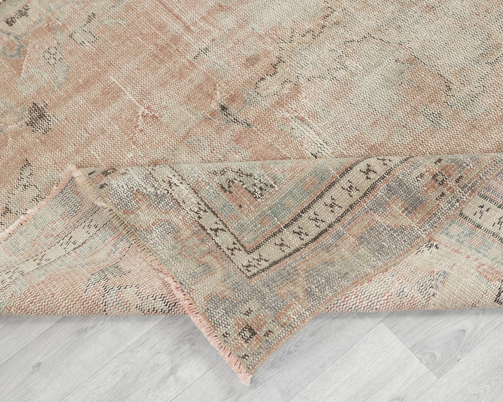 Multicolor Turkish Oushak Rug 5' 7" x 8' 6" Hand-Knotted | No. VR94684