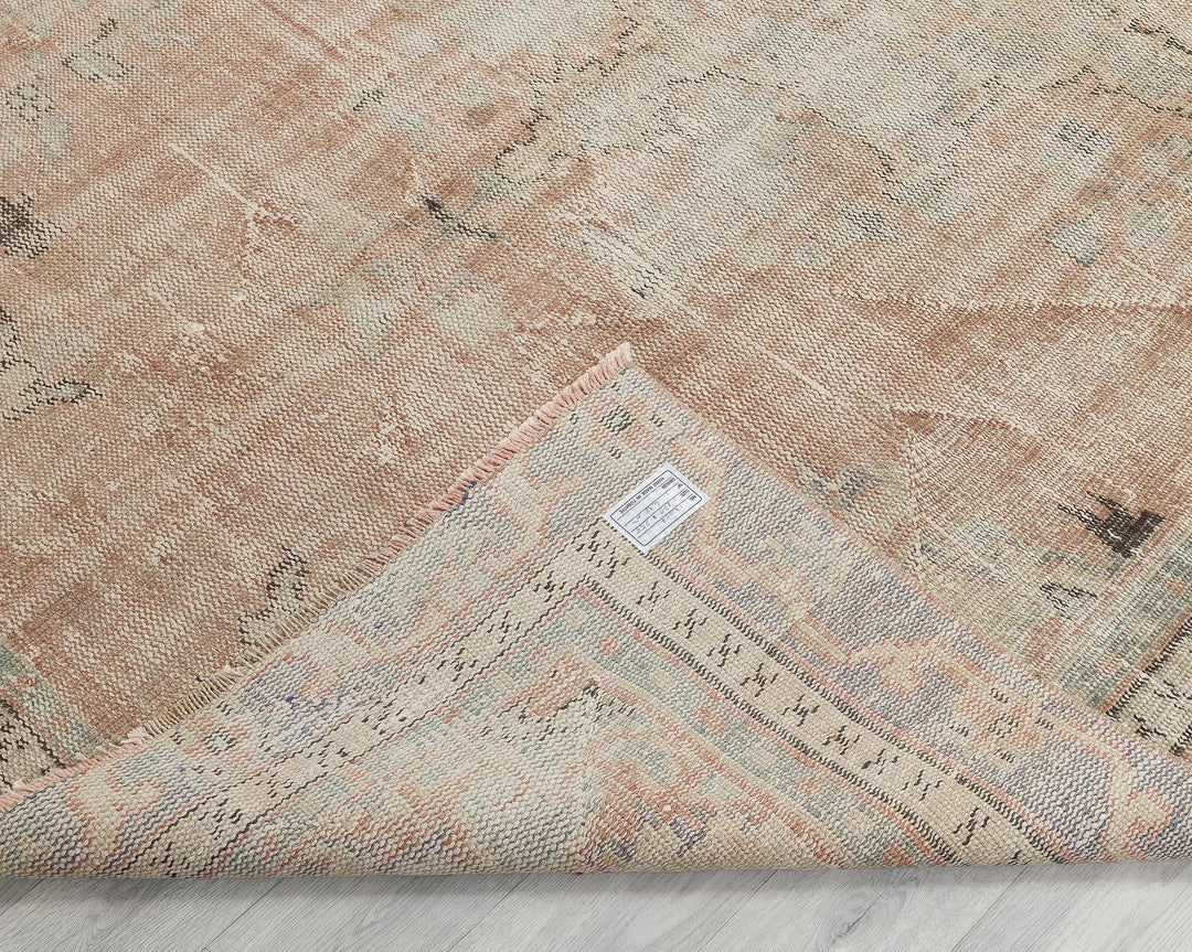 Multicolor Turkish Oushak Rug 5' 7" x 8' 6" Hand-Knotted | No. VR94684