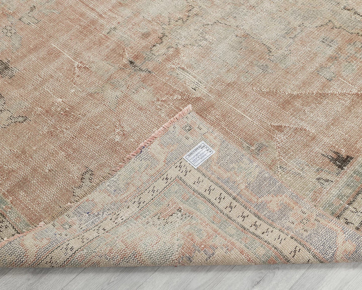 Multicolor Turkish Oushak Rug 5' 7" x 8' 6" Hand-Knotted | No. VR94684