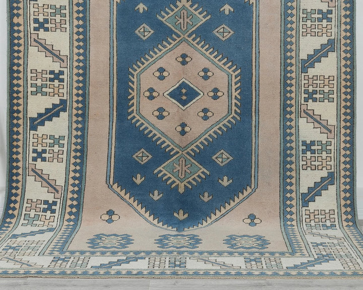 Multicolor Turkish Oushak Rug 9' 2" x 6' 1" Hand-Knotted | No. VR94700