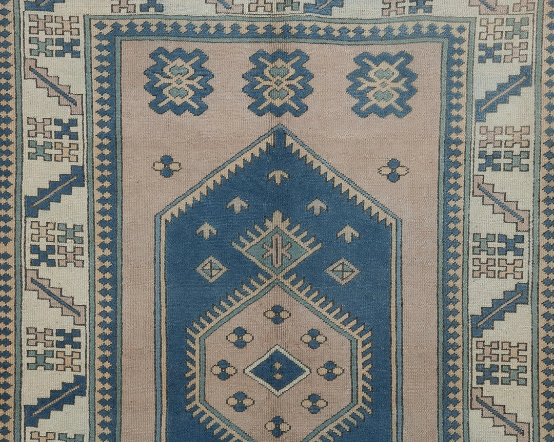 Multicolor Turkish Oushak Rug 9' 2" x 6' 1" Hand-Knotted | No. VR94700