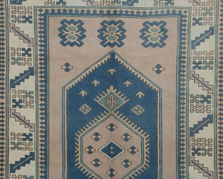 Multicolor Turkish Oushak Rug 9' 2" x 6' 1" Hand-Knotted | No. VR94700
