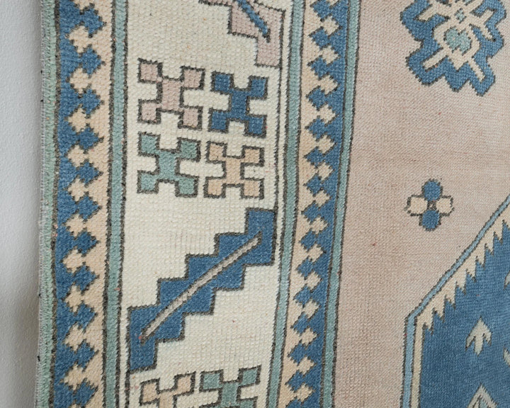 Multicolor Turkish Oushak Rug 9' 2" x 6' 1" Hand-Knotted | No. VR94700