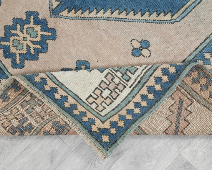 Multicolor Turkish Oushak Rug 9' 2" x 6' 1" Hand-Knotted | No. VR94700