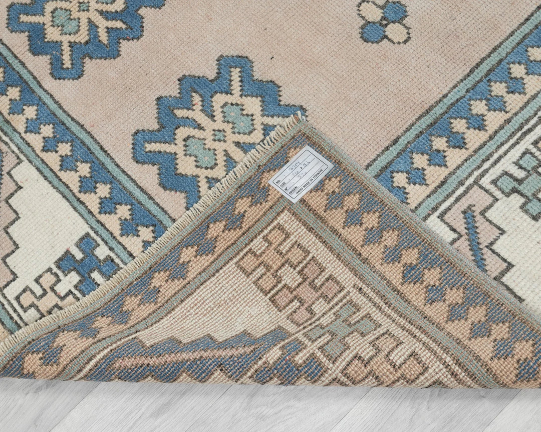 Multicolor Turkish Oushak Rug 9' 2" x 6' 1" Hand-Knotted | No. VR94700
