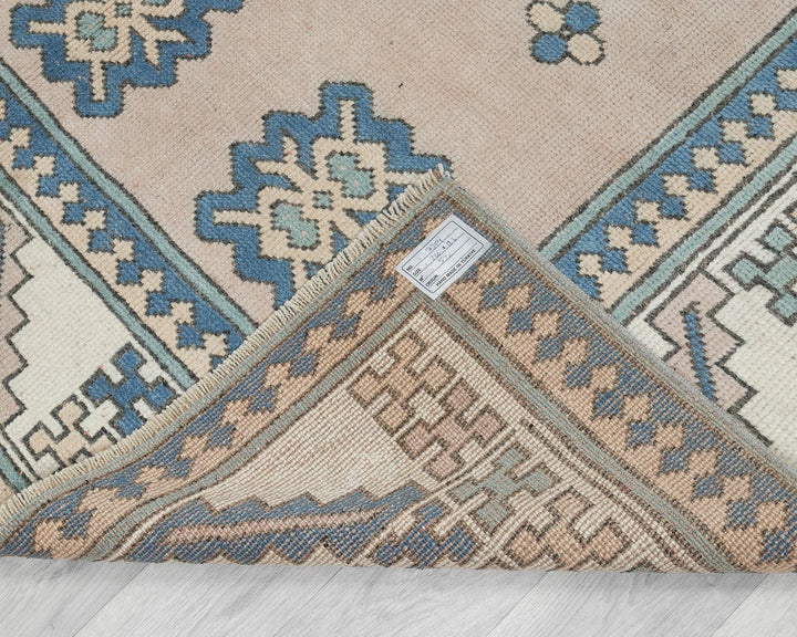 Multicolor Turkish Oushak Rug 9' 2" x 6' 1" Hand-Knotted | No. VR94700