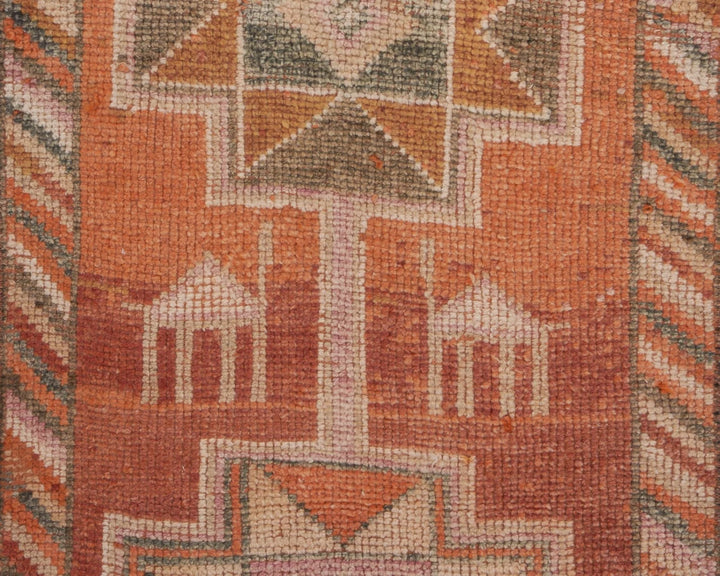 Multicolor Turkish Oushak Rug 2'5" x 9'5" Hand-Knotted | No. VR94891
