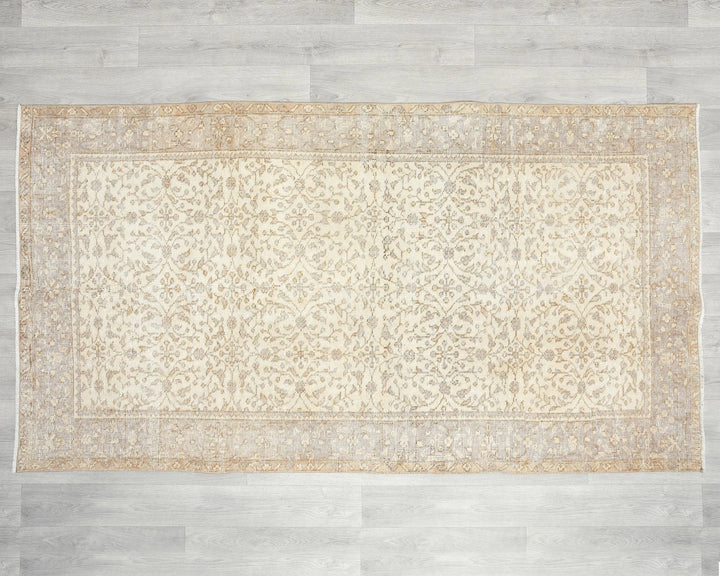Neutral Oushak Rug 3' 7" x 6' 7" | No. VR94903