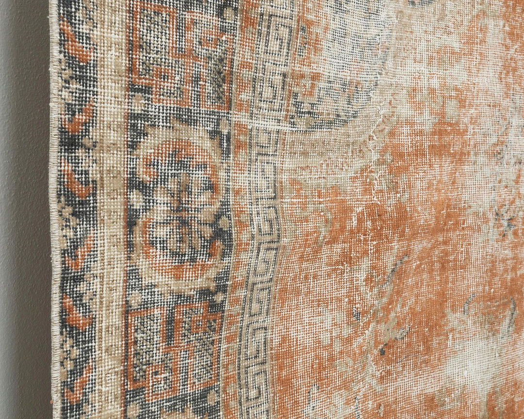 Multicolor Turkish Oushak Rug 6' 2" x 9' 7" Hand-Knotted | No. VR95032