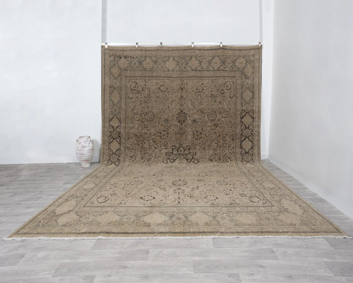 Multicolor Turkish Oushak Rug 10' x 13' 7" Hand-Knotted | No. VR95121