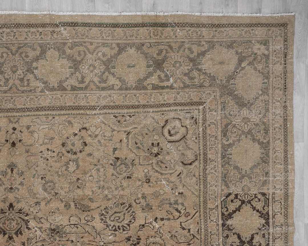 Multicolor Turkish Oushak Rug 10' x 13' 7" Hand-Knotted | No. VR95121