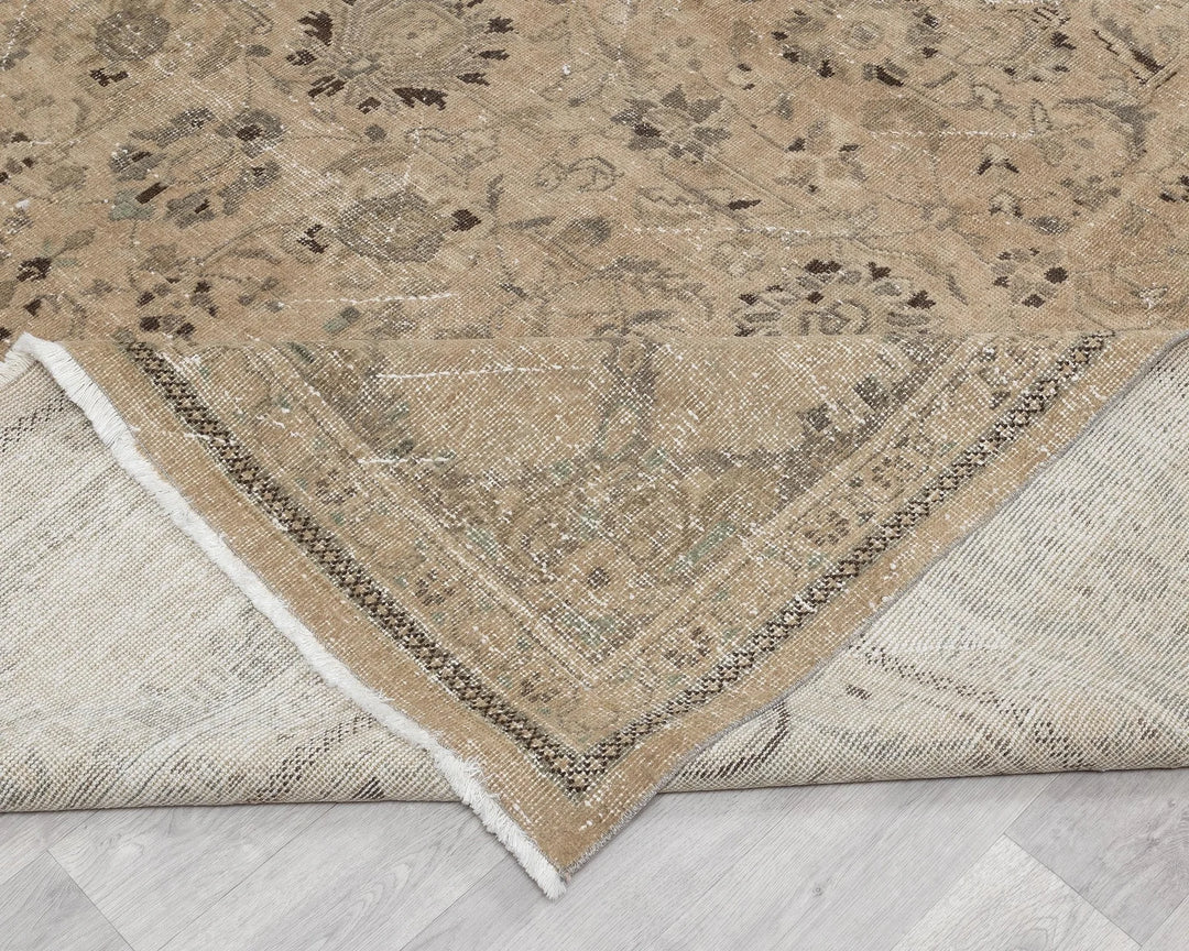 Multicolor Turkish Oushak Rug 10' x 13' 7" Hand-Knotted | No. VR95121
