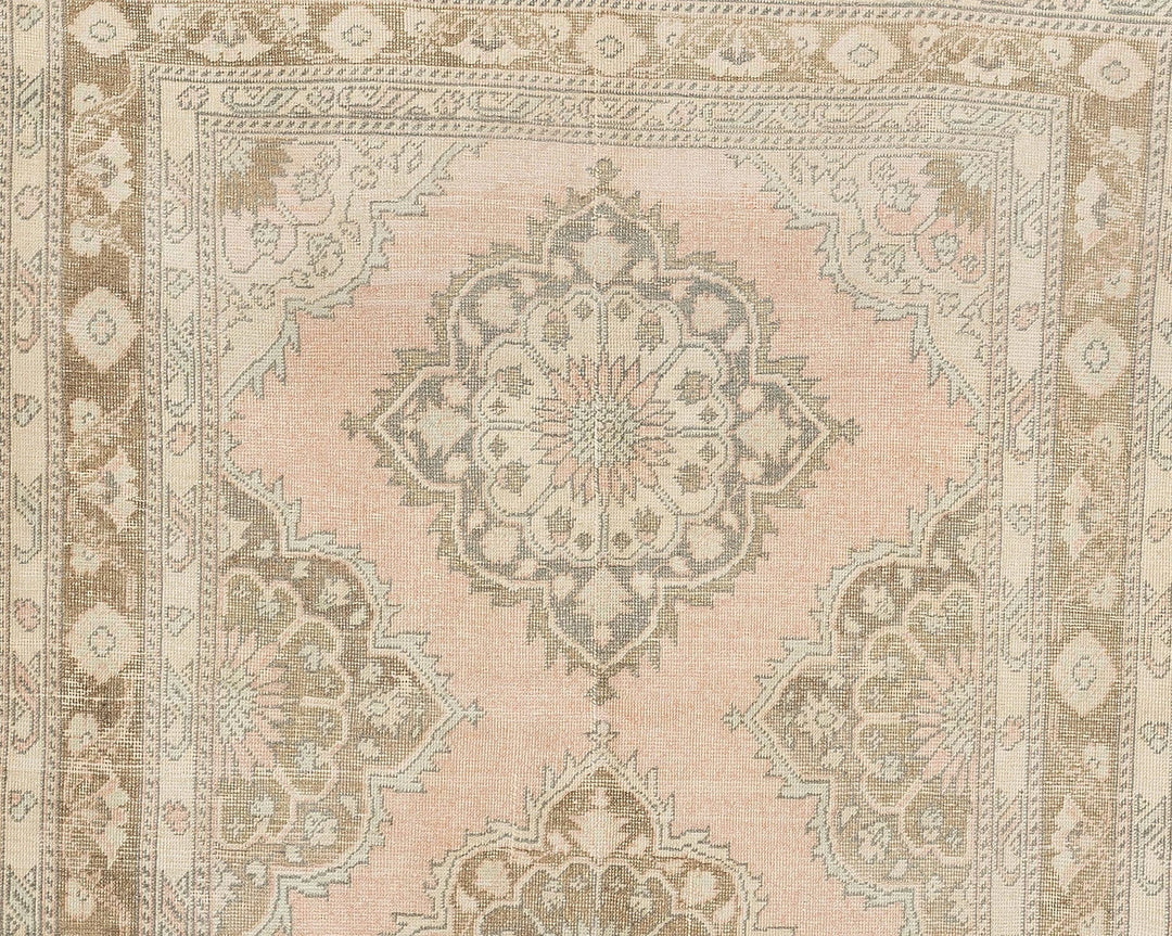 Multicolor Turkish Oushak Rug 4' 10" x 12' 6" Hand-Knotted | No. VR95215