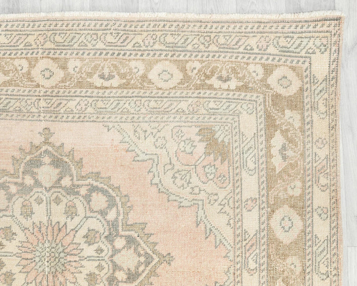 Multicolor Turkish Oushak Rug 4' 10" x 12' 6" Hand-Knotted | No. VR95215