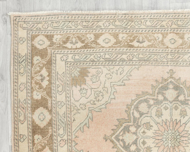 Multicolor Turkish Oushak Rug 4' 10" x 12' 6" Hand-Knotted | No. VR95215