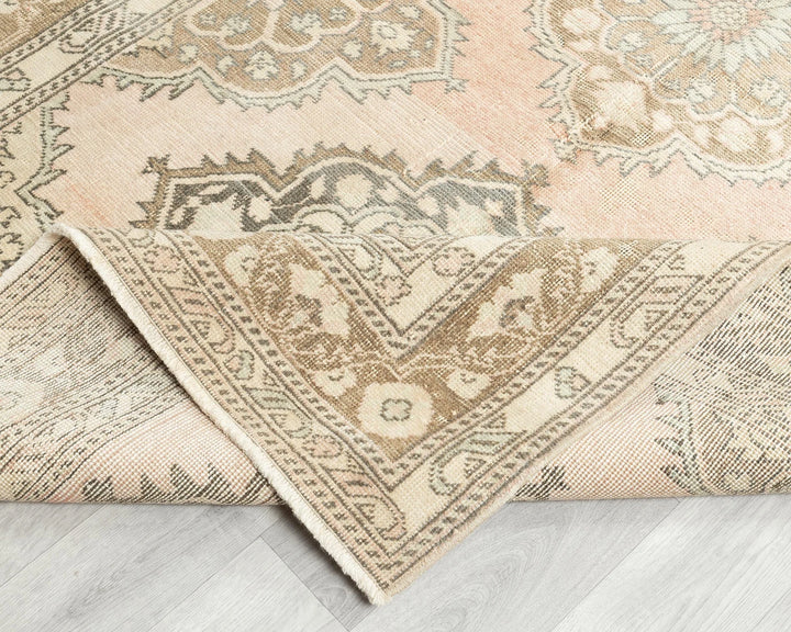 Multicolor Turkish Oushak Rug 4' 10" x 12' 6" Hand-Knotted | No. VR95215
