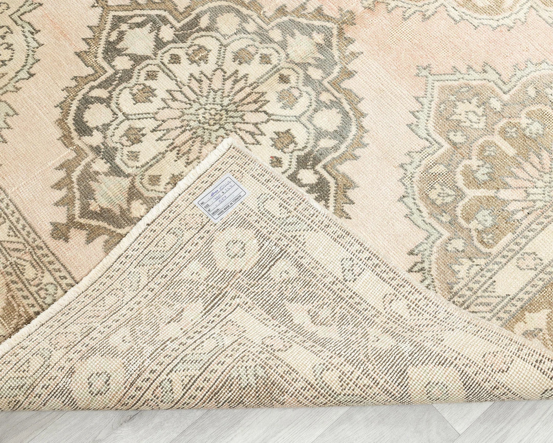 Multicolor Turkish Oushak Rug 4' 10" x 12' 6" Hand-Knotted | No. VR95215