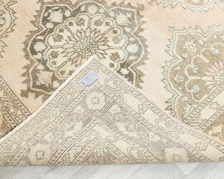 Multicolor Turkish Oushak Rug 4' 10" x 12' 6" Hand-Knotted | No. VR95215
