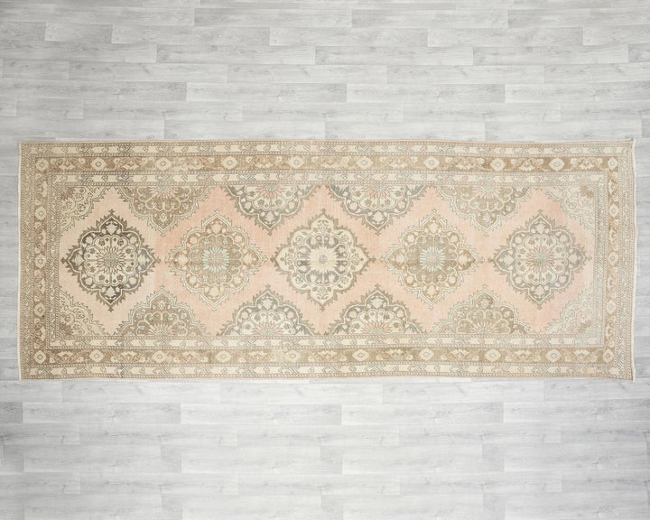 Multicolor Turkish Oushak Rug 4' 10" x 12' 6" Hand-Knotted | No. VR95215