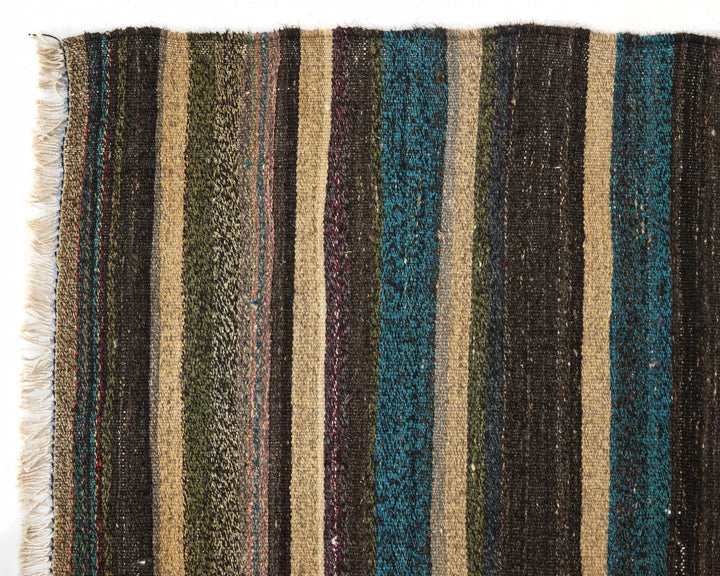 Multicolor Turkish Kilim Rug 9' x 5' 5" Flat-Weave | No. VR95248