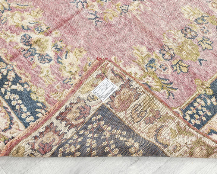 Multicolor Turkish Oushak Rug 4'11" x 8'4" Hand-Knotted | No. VR95262