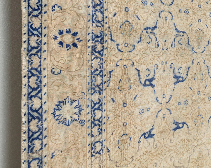Multicolor Turkish Oushak Rug 6'5" x 9'2" Hand-Knotted | No. VR95279