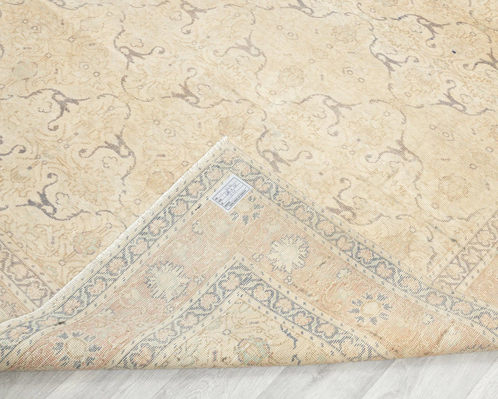 Multicolor Turkish Oushak Rug 6'5" x 9'2" Hand-Knotted | No. VR95279