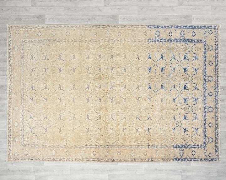 Multicolor Turkish Oushak Rug 6'5" x 9'2" Hand-Knotted | No. VR95279
