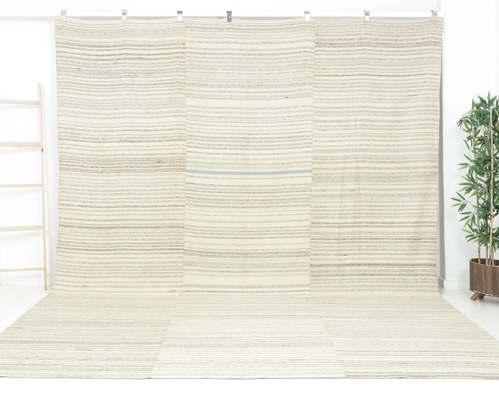 Multicolor Turkish Kilim Rug 9'6" x 11'7" Flat-Weave | No. VR95426