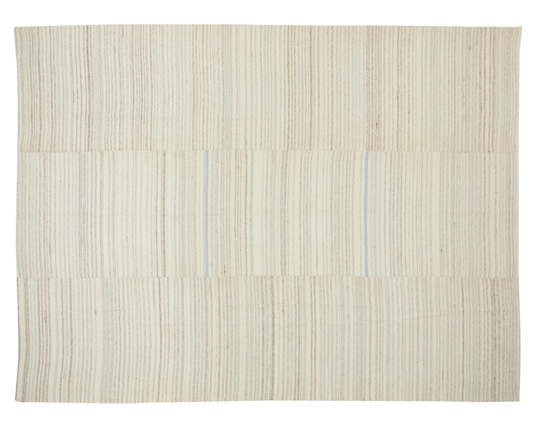 Multicolor Turkish Kilim Rug 9'6" x 11'7" Flat-Weave | No. VR95426
