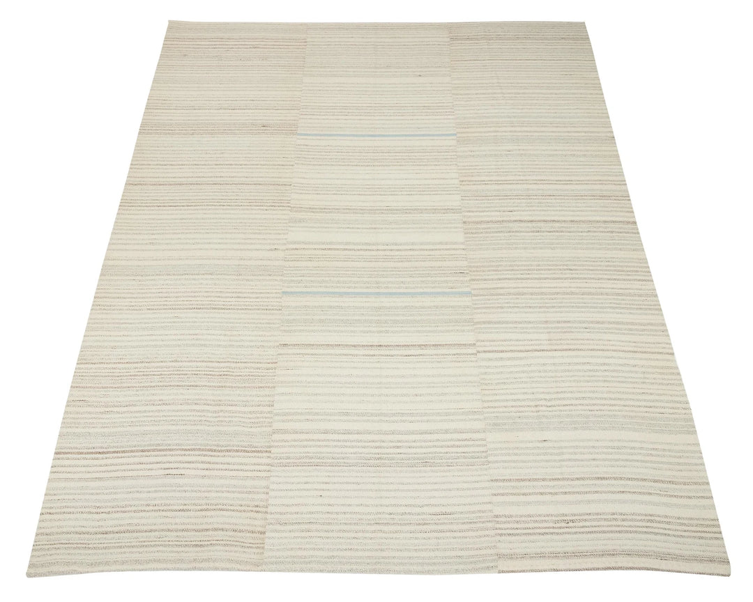 Multicolor Turkish Kilim Rug 9'6" x 11'7" Flat-Weave | No. VR95426