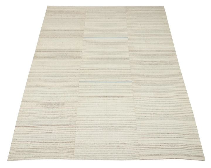 Multicolor Turkish Kilim Rug 9'6" x 11'7" Flat-Weave | No. VR95426