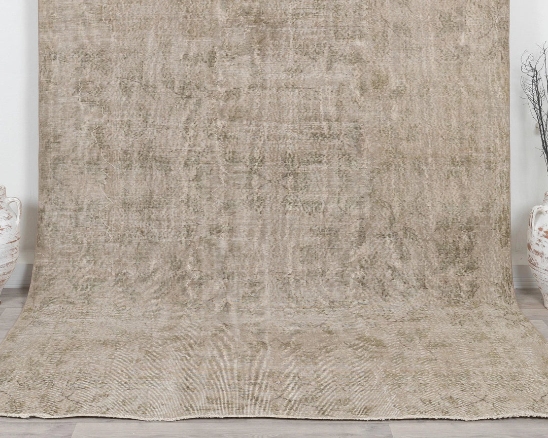 Multicolor Turkish Oushak Rug 7' x 10' Hand-Knotted | No. VR95579