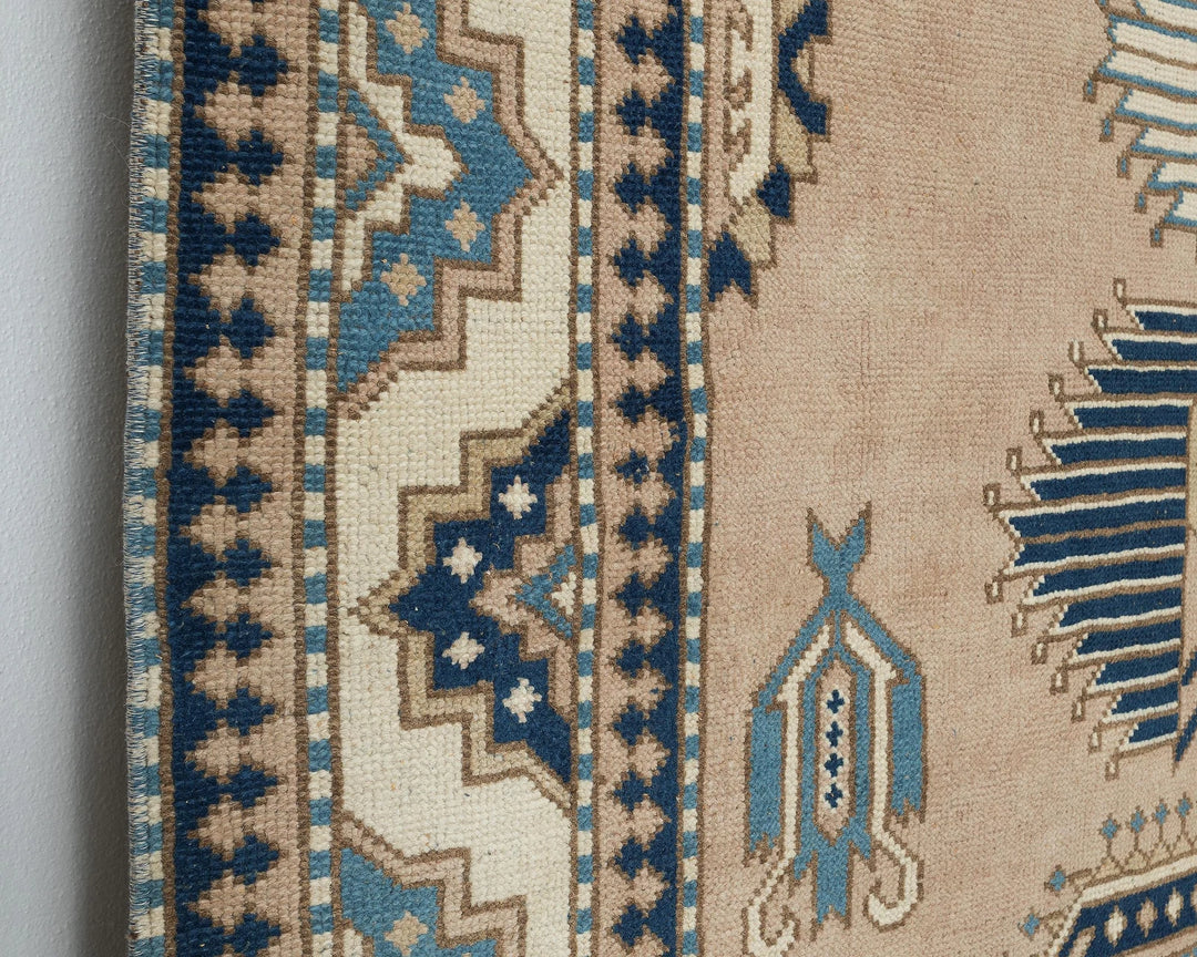 Multicolor Turkish Oushak Rug 5' 5" x 8' 7" Hand-Knotted | No. VR95585