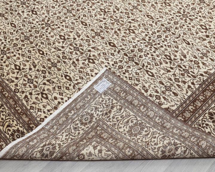 Multicolor Turkish Oushak Rug 8' 5" x 12' 8" Hand-Knotted view 9