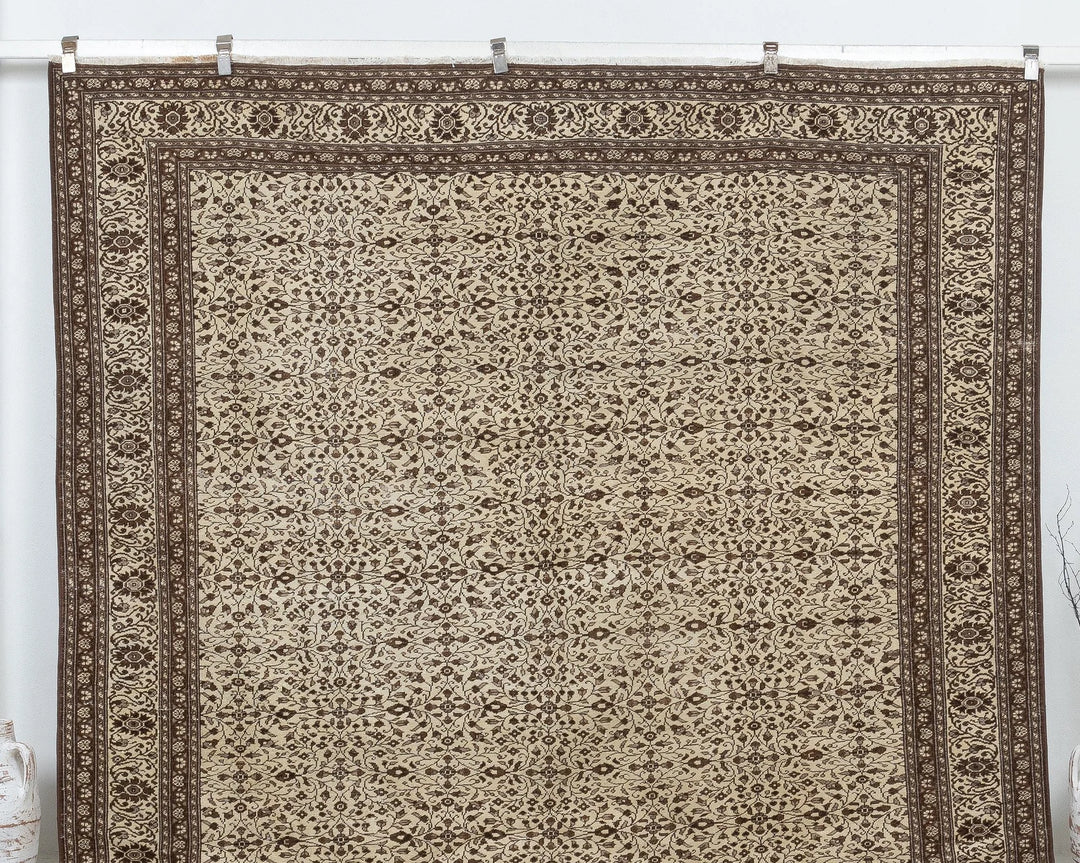 Multicolor Turkish Oushak Rug 8' 5" x 12' 8" Hand-Knotted view