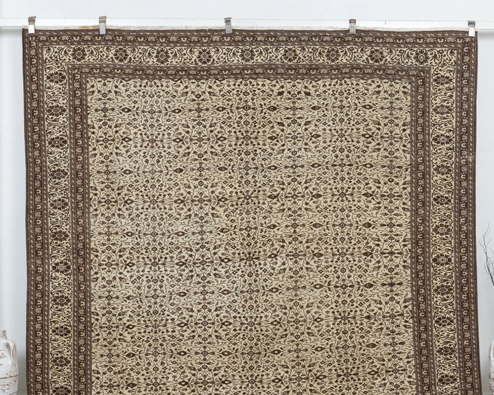 Multicolor Turkish Oushak Rug 8' 5" x 12' 8" Hand-Knotted view