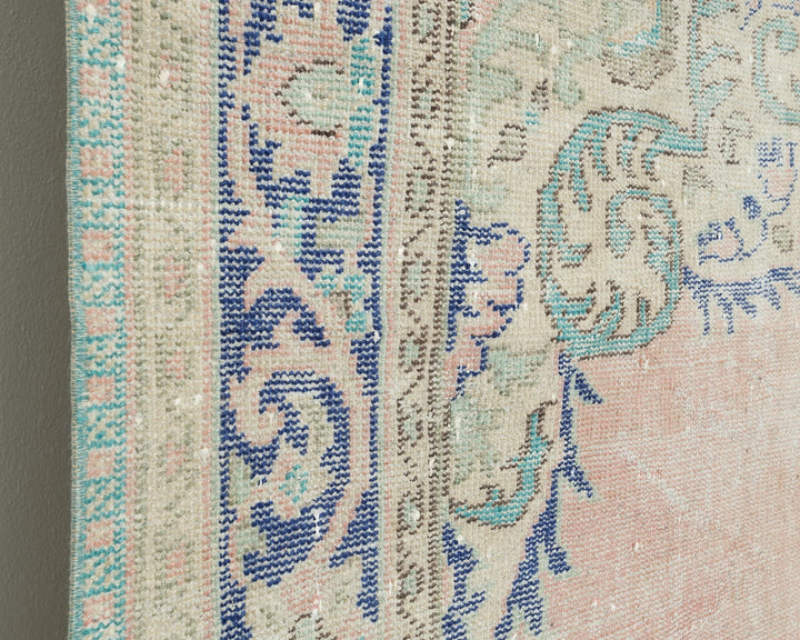 Multicolor Turkish Oushak Rug 10' x 6' 11" Hand-Knotted | No. VR95912