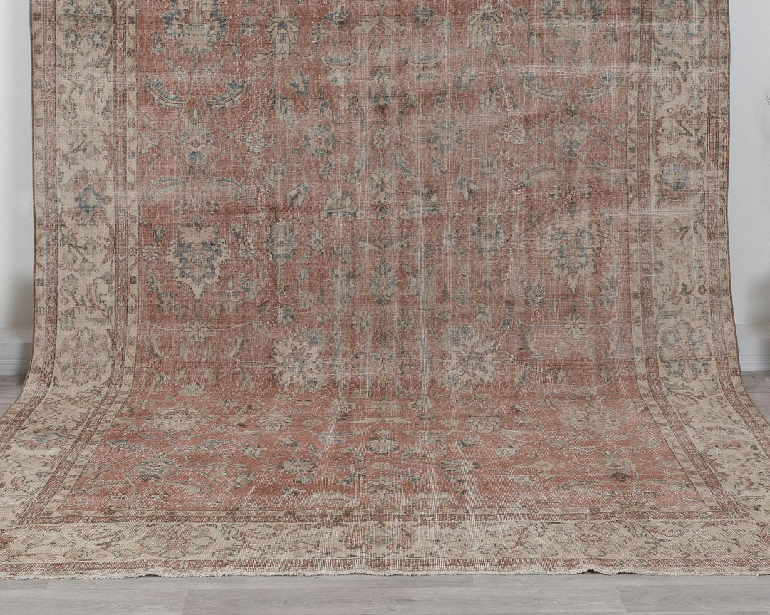 Multicolor Turkish Oushak Rug 7' 11" x 11' 2" Hand-Knotted | No. VR95925