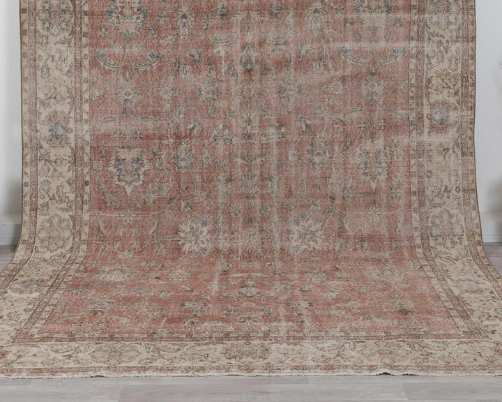 Multicolor Turkish Oushak Rug 7' 11" x 11' 2" Hand-Knotted | No. VR95925