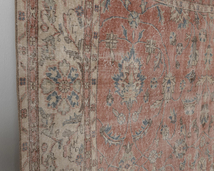 Multicolor Turkish Oushak Rug 7' 11" x 11' 2" Hand-Knotted | No. VR95925
