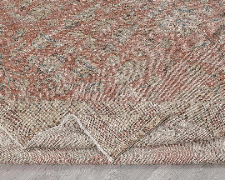 Multicolor Turkish Oushak Rug 7' 11" x 11' 2" Hand-Knotted | No. VR95925