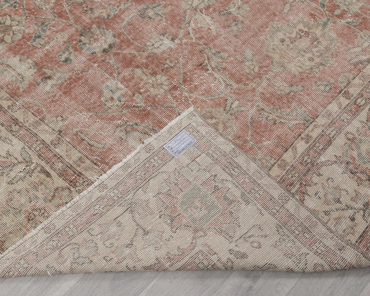 Multicolor Turkish Oushak Rug 7' 11" x 11' 2" Hand-Knotted | No. VR95925