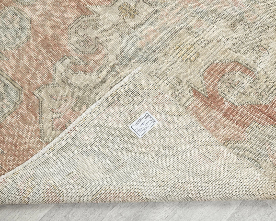 Multicolor Turkish Oushak Rug 4' 1" x 6' 8" Hand-Knotted | No. VR95975
