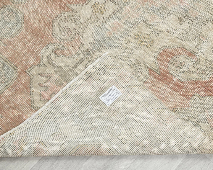 Multicolor Turkish Oushak Rug 4' 1" x 6' 8" Hand-Knotted | No. VR95975
