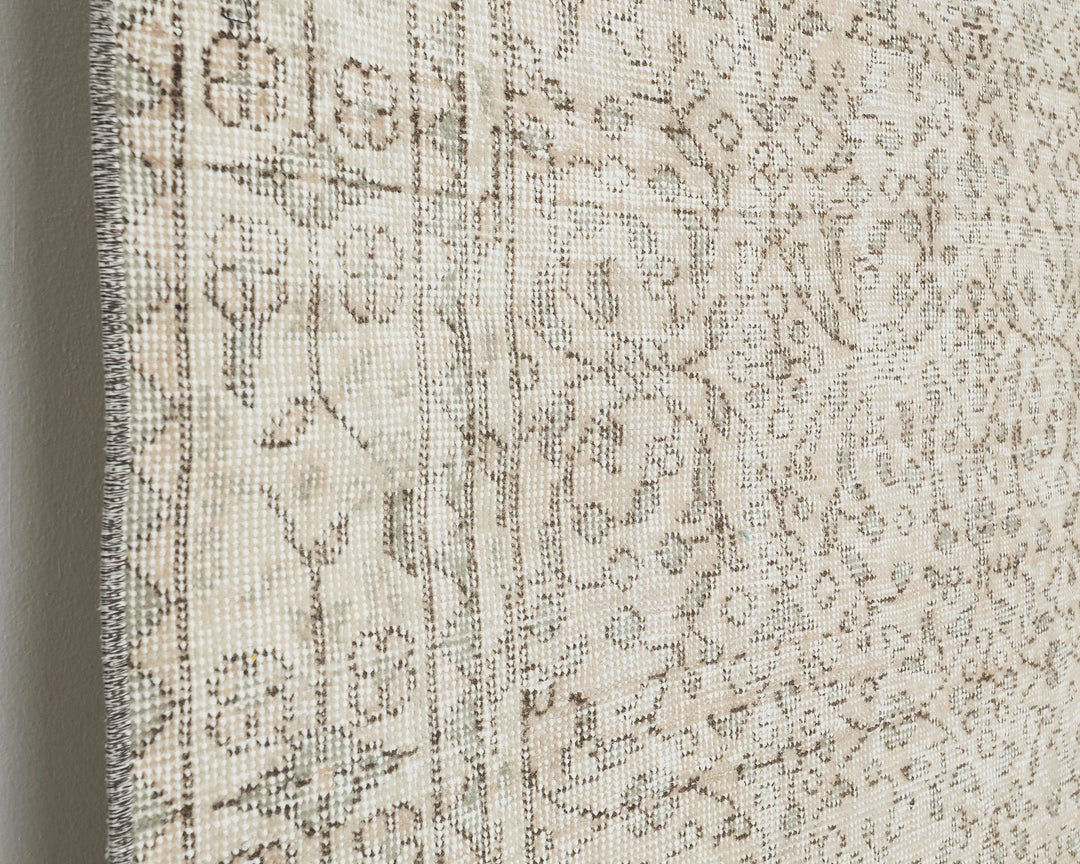 Multicolor Turkish Oushak Rug 6'6" x 9'11" Hand-Knotted | No. VR95982