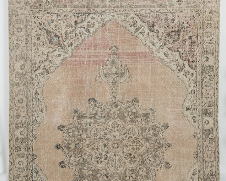 Multicolor Turkish Oushak Rug 6'9" x 10'6" Hand-Knotted | No. VR96012